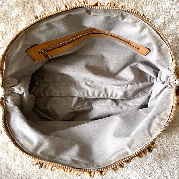 Marc Jacobs Lou Bowler Patchwork Quilted Leather Chain Strap Bag  Tan - Picture 7 of 16